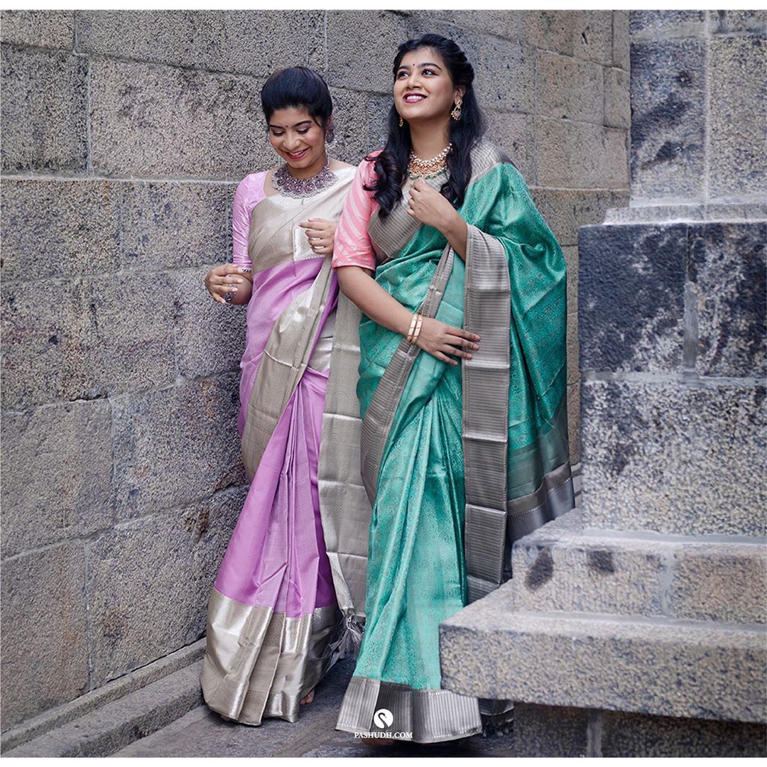 WEARING A SAREE